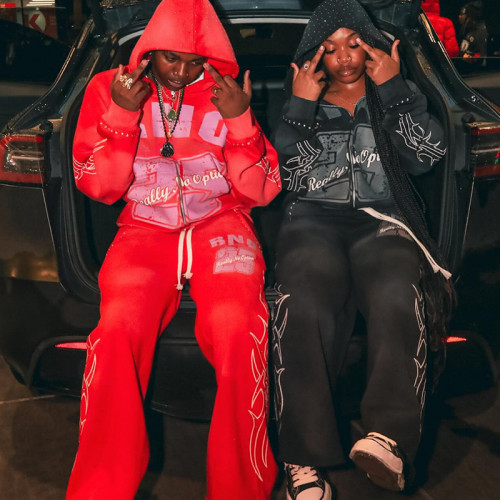 Custom Screen Print logo Tracksuits | Oversize Tech Fleece Tracksuit | Brand Tracksuit