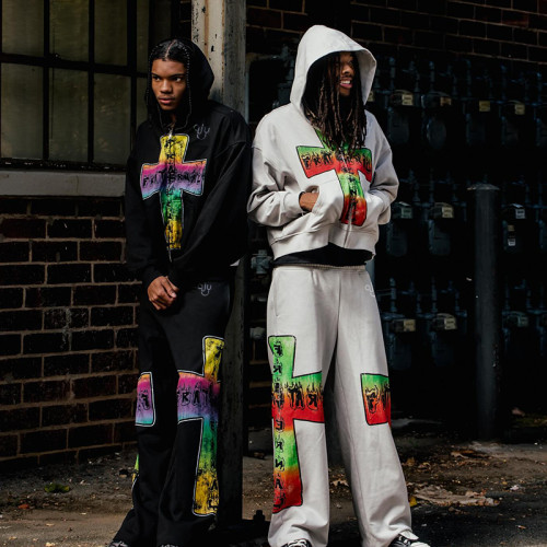 Custom Letters Embroidered logo Tracksuit | Acid Wash Vintage Plain Tracksuit | Brand Tracksuit Manufacturer