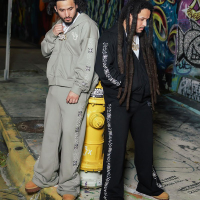 Custom Letters Embroidered logo Tracksuit | Acid Wash Vintage Plain Tracksuit | Brand Tracksuit Manufacturer