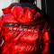 Custom Winter Polyester Down Jacket | Heated Gradient Designer Jacket | Windproof Warm Puffer jacket