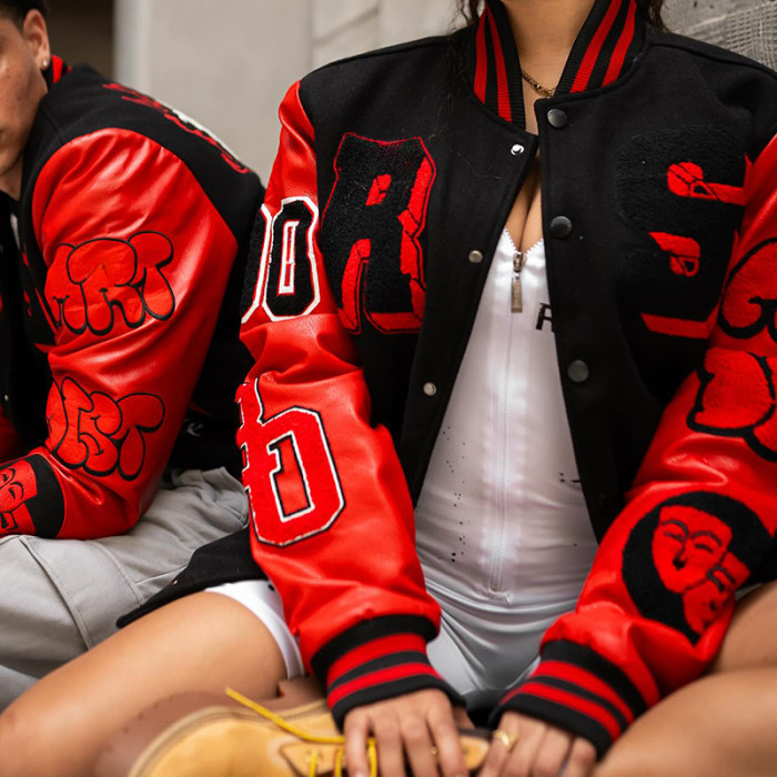 Custom Letterman Winter Jacket | Chenille Embroidered Graphic Jacket | Varsity Baseball Jacket