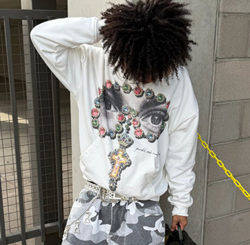 Chanjoye Custom Print Logo Hoodie | High Quality 100% Cotton Hoodie | Vintage Hoodie Manufacturer