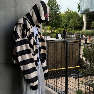 Custom Embroidered Logo Hoodie | Striped Patchwork Hoodie | 100% Cotton Fashion Hoodie