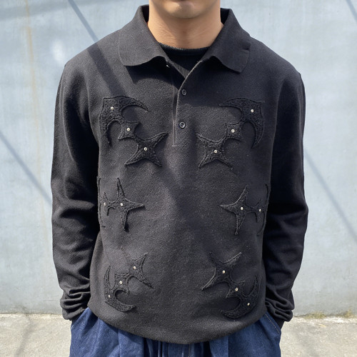 Custom Embroidered Graphic Logo T-shirts | High Quality POLO T-Shirts | Long Sleeve T-shirt