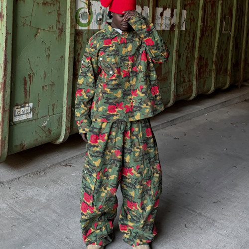 Custom Logo Camouflage Print Tracksuit | Oversize Tactical Tracksuit | Brand Tracksuit Manufacturer