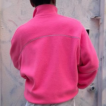 Custom Embroidered Logo Fleece Jacket | High Quality Cotton Thermal Jacket | Plain Blank jackets