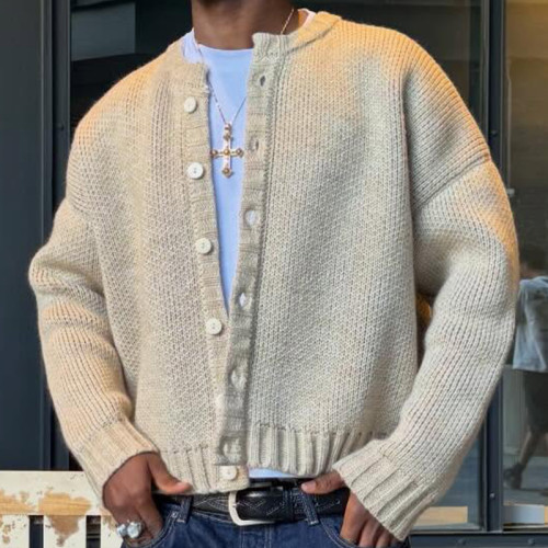 Custom Knitted Cardigan Sweaters | High Quality Plain Sweaters | Print Logo Sweaters
