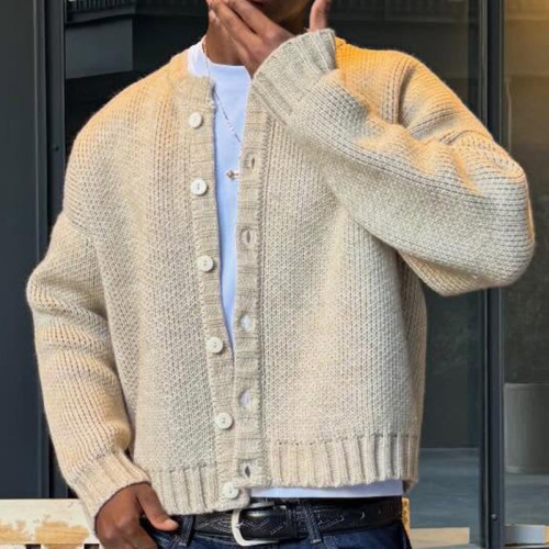 Custom Knitted Cardigan Sweaters | High Quality Plain Sweaters | Print Logo Sweaters