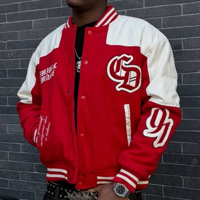 Custom Chenille Embroidery Logo Jacket | Letterman Varsity Jacket | Bomber Baseball Jackets