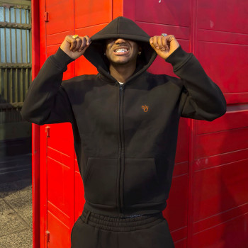 Custom Sport Jogging Tracksuit | Zipper Hoodie Baggy Pants Set | Tracksuit For Men | Chanjoye Manufacturer