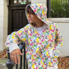 Custom Logo Zip up Hoodie | Heavyweight Oversized Hoodie | Full-pattern Printing Hoodie