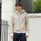 Custom Logo Zip up Hoodie | Heavyweight Oversized Hoodie | Full-pattern Printing Hoodie