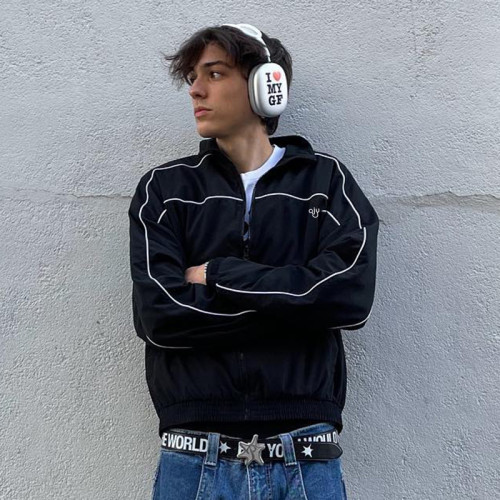 Custom Windbreaker Sports Jacket | Nylon Polyester Motorcycle Jacket | Men's Streetwear Jacket