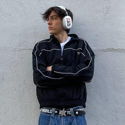 Custom Windbreaker Sports Jacket | Nylon Polyester Motorcycle Jacket | Men's Streetwear Jacket