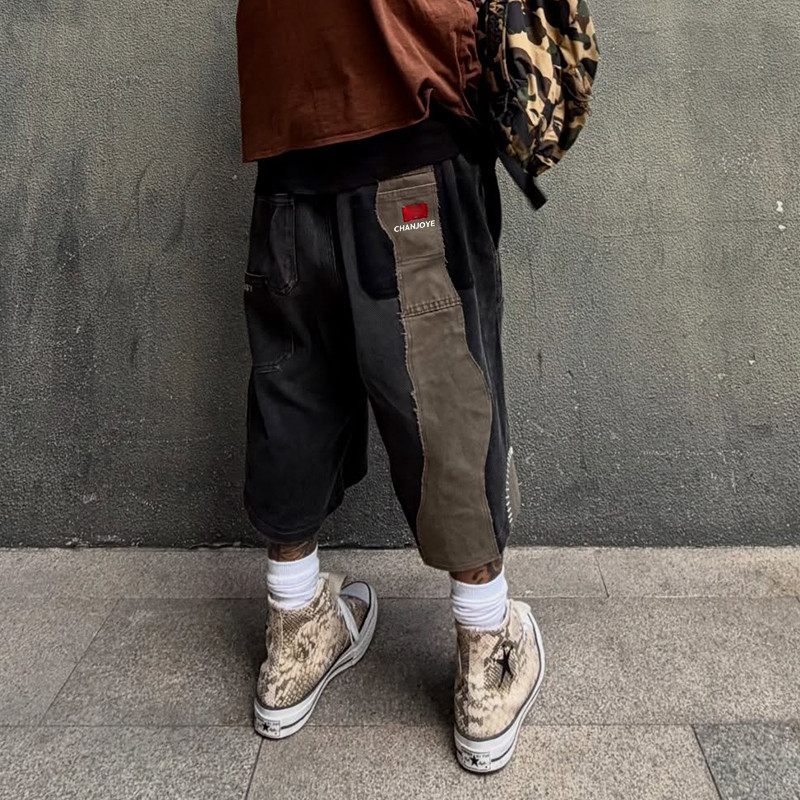 Patchwork Shorts