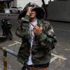 Custom Camo Print Hoodie | Vintage 100% Cotton Zip Up Hoodie | Streetwear Hoodie Manufacturer