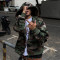 Custom Camo Print Hoodie | Vintage 100% Cotton Zip Up Hoodie | Streetwear Hoodie Manufacturer