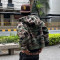 Custom Camo Print Hoodie | Vintage 100% Cotton Zip Up Hoodie | Streetwear Hoodie Manufacturer