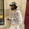 Custom Screen Print Logo Hoodie | Oversize Heavyweight Cotton Hoodie | Acid Wash Streetwear Hoodie
