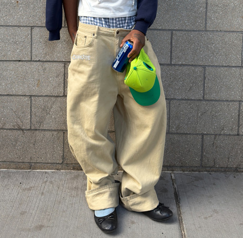 Custom Vintage Streetwear Pants | Oversize Baggy Pants | High Quality Heavyweight Cotton Pants