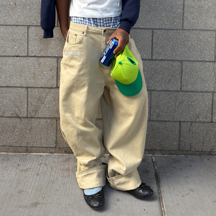 Custom Vintage Streetwear Pants | Oversize Baggy Pants | High Quality Heavyweight Cotton Pants