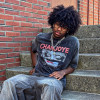 Chanjoye Vintage Heavyweight Tee | Acid wash Sun Faded T-shirt | Streetwear Oversize DTG Print T-shirt