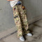 Custom Camo Print Jeans | Wide leg Casual Cargo Men Pants | Streetwear Designer Pants