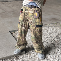 Custom Camo Print Jeans | Wide leg Casual Cargo Men Pants | Streetwear Designer Pants