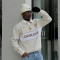 Custom Digital Print Logo T-shirt | 100% Cotton Long Sleeve Tee | Streetwear Vintage T-shirt
