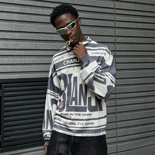 Custom High Quality T-Shirt | All-over Graphic Print Tee| Cotton Retro T-shirt OEM Manufacturer