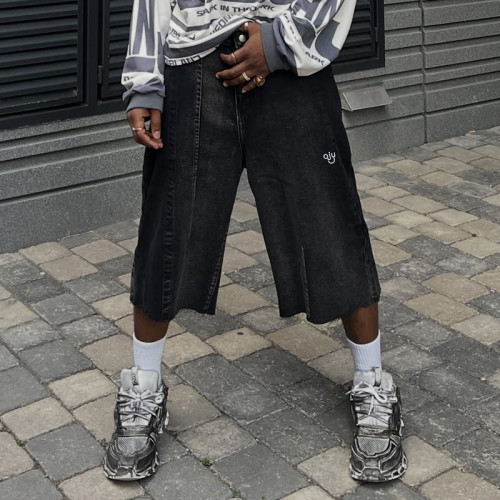 Chanjoye Custom Denim Shorts | Streetwear Skate-style Shorts | High Quality Washed Shorts