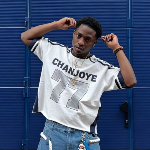 Custom DTG Print  Logo T-shirt | Oversized Football Jersey T-shirt | Men's Streetwear T-shirt