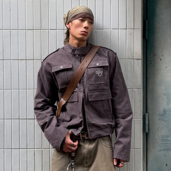 Custom Streetwear Jacket | Manufacturer Denim Cargo Jacket | OEM High Quality Jacket Chanjoye