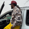 Custom Camouflage Print Hoodie | Thick Cotton Zip Up Hoodie | Designer Streetwear Hoodie