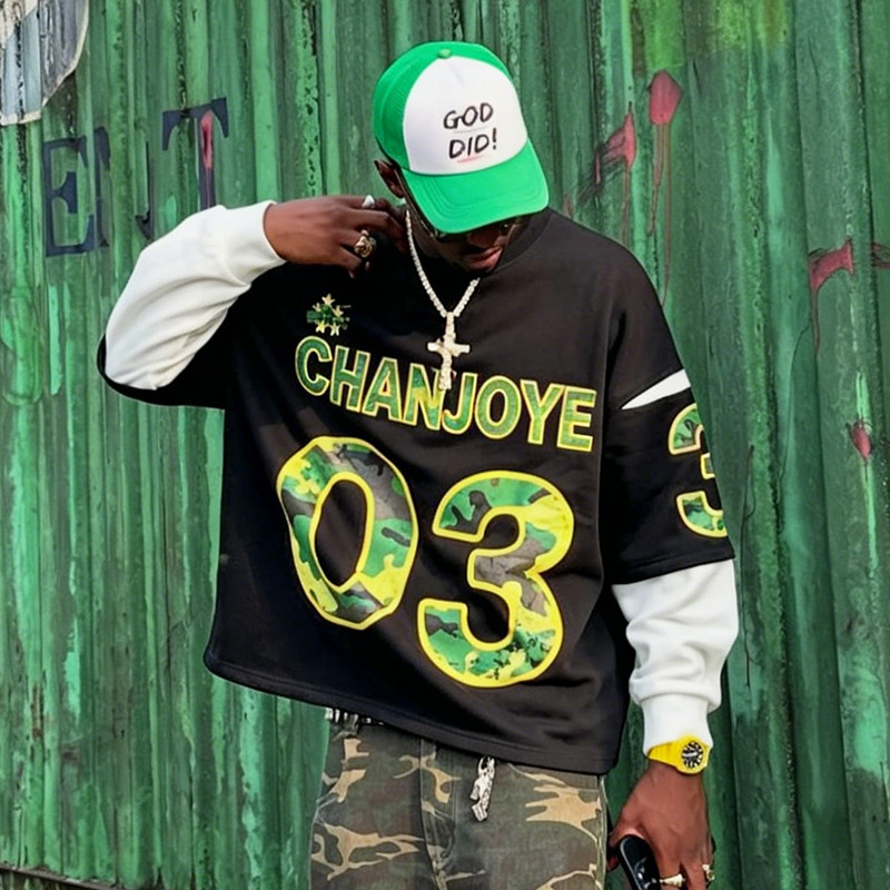 Camo DTG Print T-Shirt