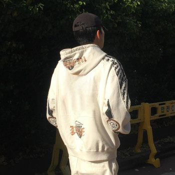 Streetwear Hoodie Supplier | High Quality 100% Cotton Zipper Hoodie | Custom Digital Print Hoodie
