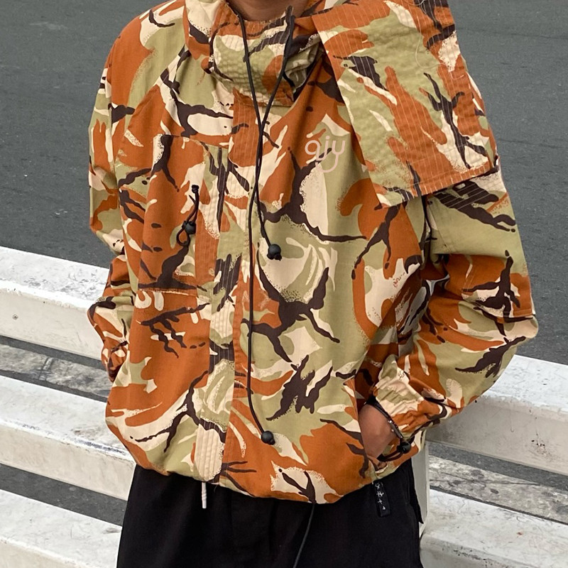 Camouflage Print Jacket