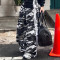 Custom Camo Print Pants | Stripe Baggy Sweatpants | Outdoor Streetwear Wide Leg Track Pants