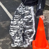 Custom Camo Print Pants | Stripe Baggy Sweatpants | Outdoor Streetwear Wide Leg Track Pants