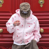 Custom DTG Print Hoodie | High Quality Heavyweight Cotton Fleece Hoodie | Vintage Streetwear Zipper Hoodie