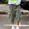 Chanjoye Custom Streetwear Shorts Manufacturer | Washed Drawstring shorts | Vintage Cargo Shorts