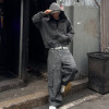 Custom Waterproof Leather Cargo Pants | Streetwear Pants Manufacturer | Wide Leg Trousers Supplier Chanjoye
