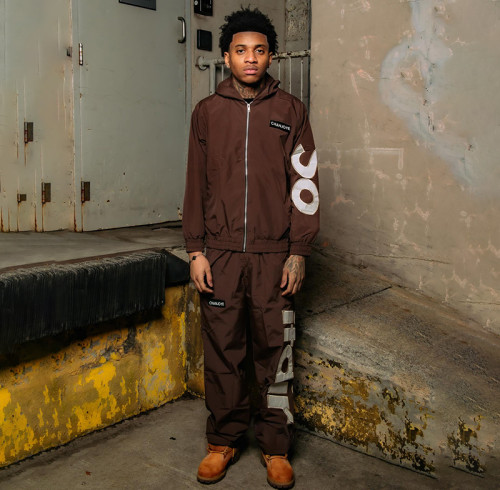 Custom Lightweight Polyester Tracksuit | Patchwork Embroidery Zip up Jogger Set | Men Windbreaker Tracksuit