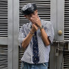 Chanjoye Custom Crop Fit Shirt | Vintage Stripe Short Sleeves Shirt | High Quality Shirt Supplier