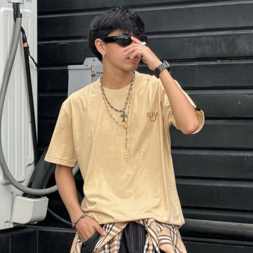 Chanjoye Manufacturer Custom Logo T-shirt | Solid Oversize T-shirt | 100% Cotton Streetwear Tee