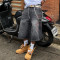 Chanjoye Custom Streetwear Shorts | Washed Wide Leg Shorts | Embroidery Heavyweight Denim Shorts