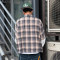 Chanjoye Custom Casual Plaid Shirt | Vintage Short Sleeve Shirt | Streetwear Crop Fit Shirt