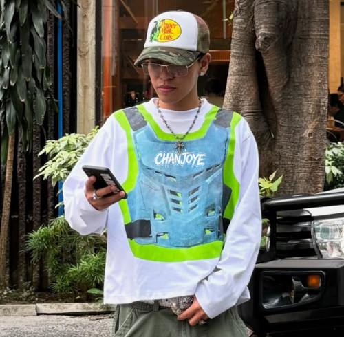 Chanjoye Custom Digital Print T-Shirt | OEM High Quality T-Shirt | Cotton Long Sleeve Tee Manufacturer