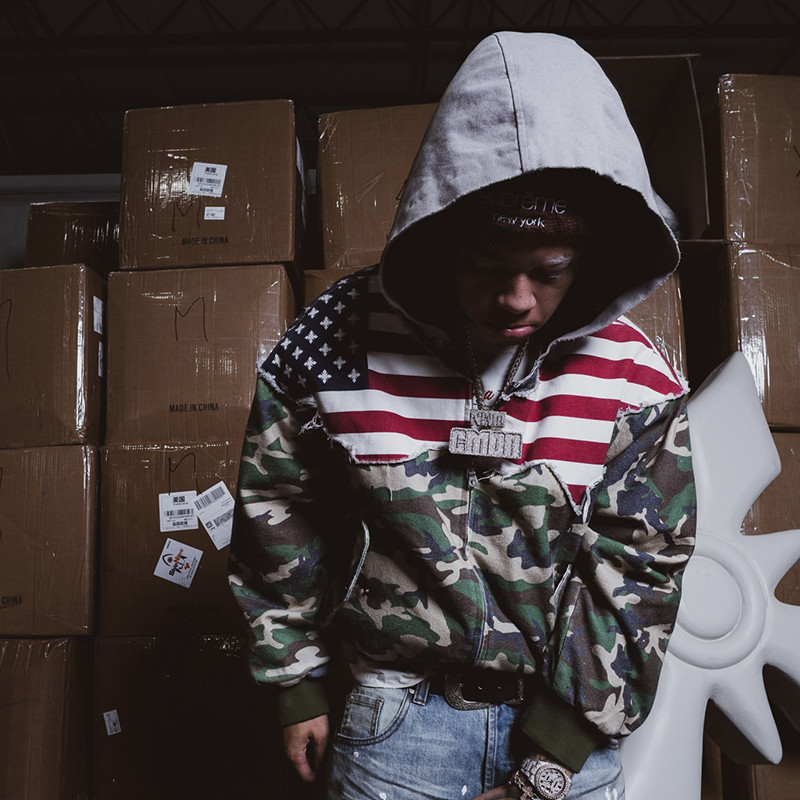 Camo Print Hoodie