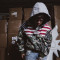 Custom Camo Print Hoodie | Streetwear Patchwork Zip Up Hoodie | High Quality Hoodie Supplier